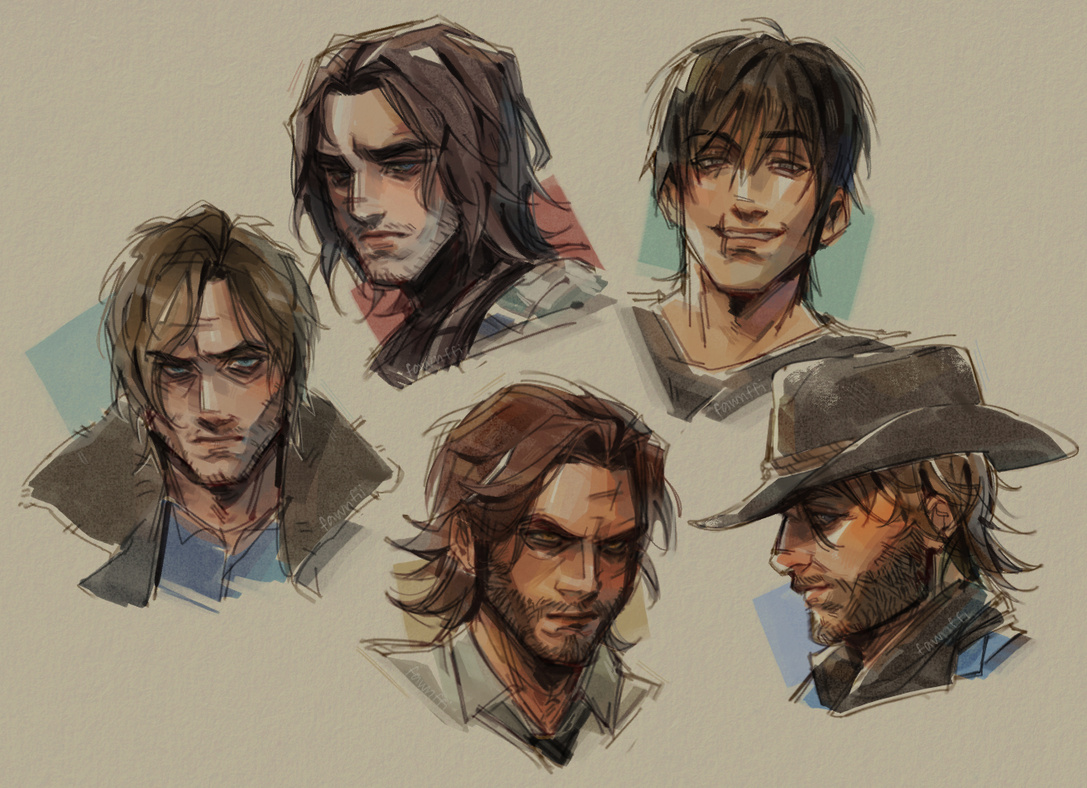 fanart headshots | 2026, digital