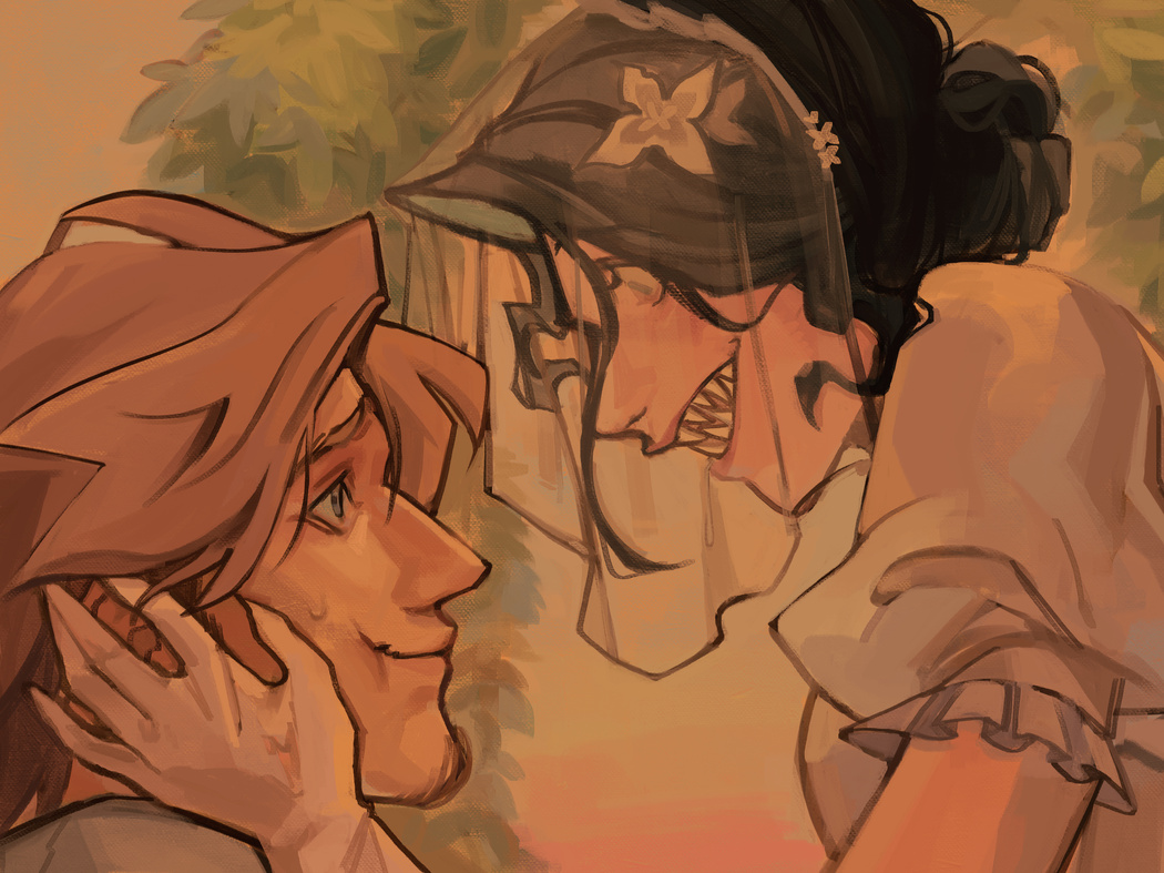 &#39;the little mermaid&#39; retelling - scene painting | 2024, digital