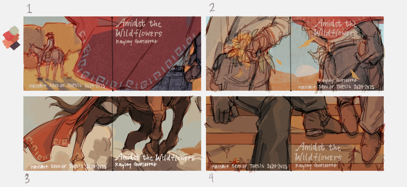 thesis book cover thumbnails | 2024, digital