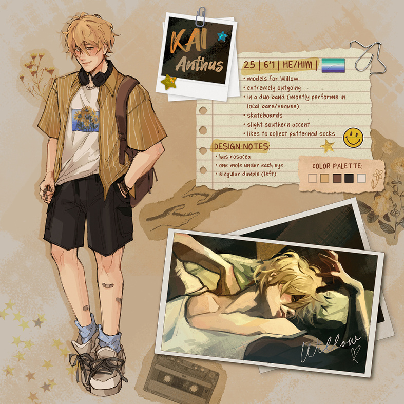 original reference sheet | 2024, digital